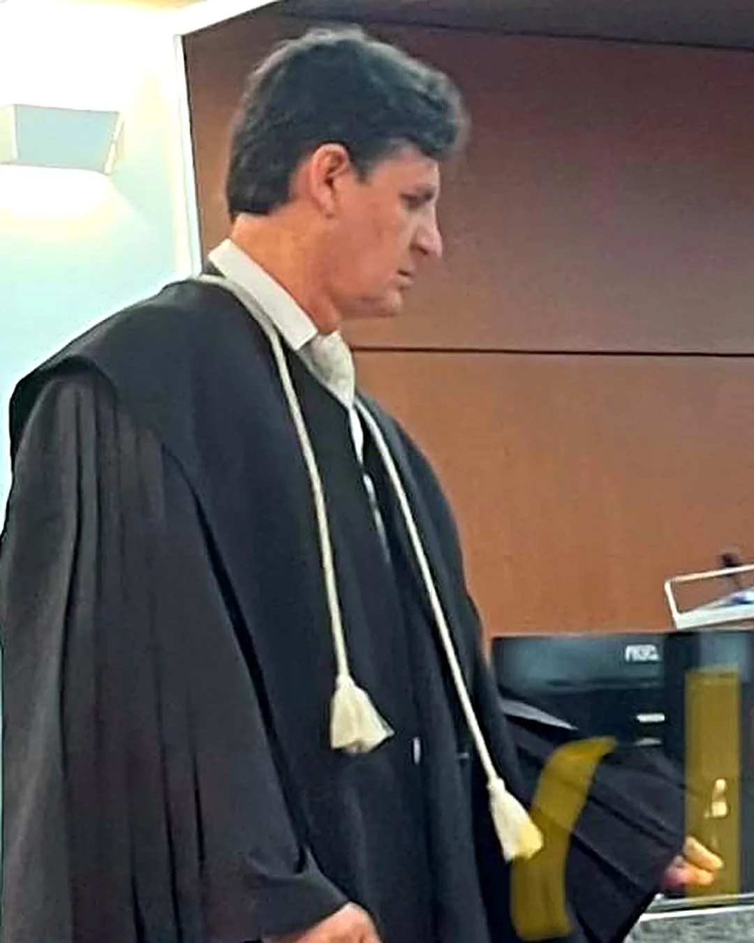 Elenildo Nascimento, advogado, no exercício da profissão